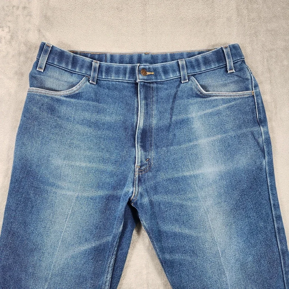 Levis 517 Jeans Mens 40x30 (Actual 36 x 30) Vintage Orange Tab Bootcut 90s